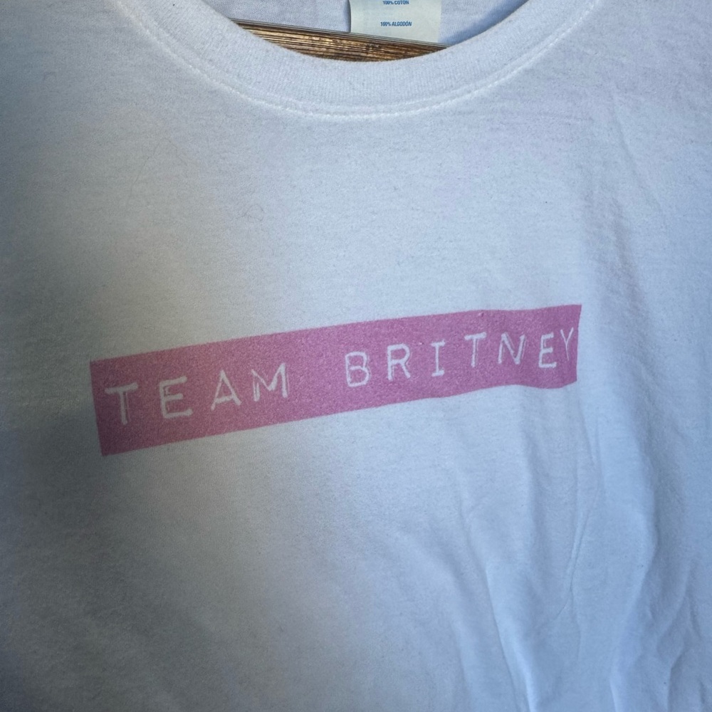 Team Britney White Tee